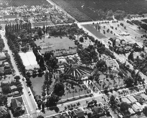 Aerial View of Anaheim City Park. [graphic]