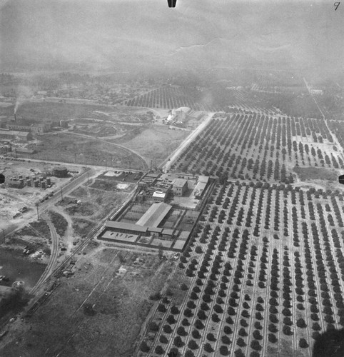 Aerial View of Anaheim, North Anaheim Industrial Area. [graphic]