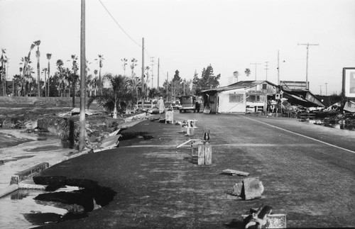 Damage Near La Palma Park from the 1938 Flood, Anaheim. [graphic]