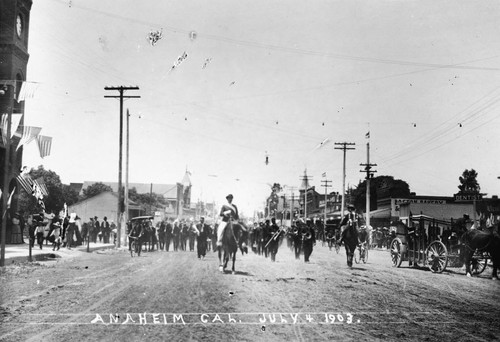 Fourth of July Parade, Anaheim [graphic]