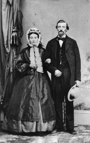 Portrait of John P. Zeyn and his wife, Sophia Menke [graphic]