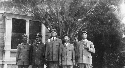 Anaheim Post Office, Rural Mail Carriers, Group Portrait. [graphic]