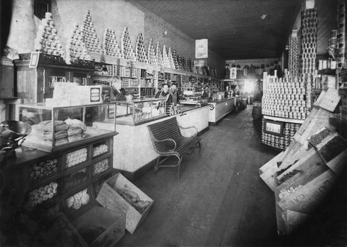 Wallop & Champion Grocery Store, Interior View, Anaheim [graphic]