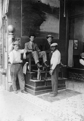 Baker Shoe Shine Stand, Anaheim [graphic]