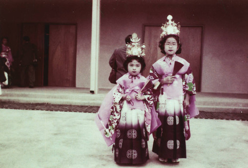 Grace Sakahara During Japanese Buddhist Celebration [graphic]