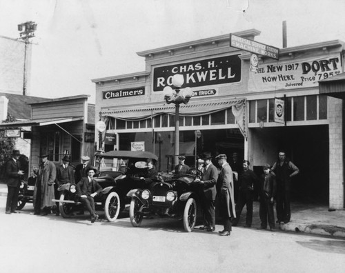 Charles H. Rockwell Automobile Agency, Anaheim [graphic]