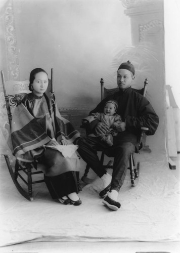 Unidentified Chinese Family, Group Portrait, Anaheim. [graphic]