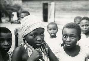 Galwa girls, in Gabon