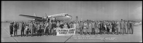 Group portrait of participants for the first California State Grange Tour