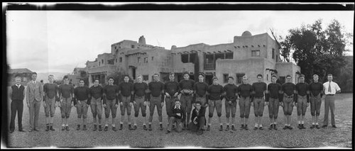 Football team for the Montezuma Mountain School for Boys