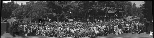 Group portrait of Group #1 of the 1944 Mount Hermon Baptist Bible Conference