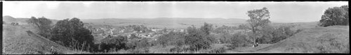 Panoramic view showing Morgan Hill, California