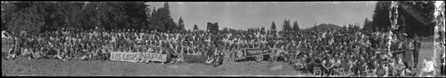 Group portrait of attendees at Epworth League Conference