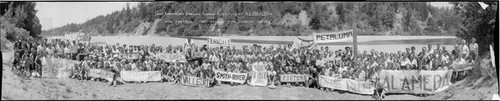 Group portrait of the attendees of the California Conference of the Epworth League Institute