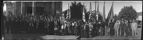 Memorial Day gathering at Holy Family Catholic Church