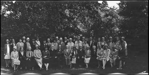 Portrait of Pioneers Group at Alum Rock Park