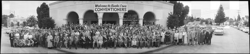 Group portrait of the attendees of the 1958 California State Grange