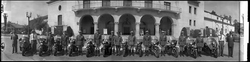 Portrait of the San Jose Police Department motorcyle unit