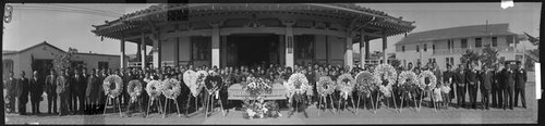 Japanese funeral at the Buddhist Church of San Jose