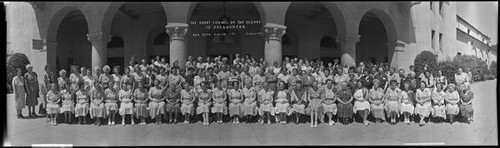 Group portrait of the Great Council of the Degree of Pocahontas