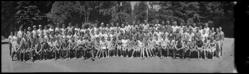 Group portrait of campers at Monte Toyon