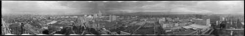 Panoramic view of San Jose from City Hall looking Southwest to Southeast