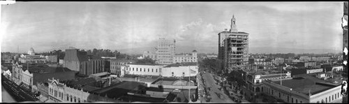 Panoramic view of the City of San Jose from Rea Building