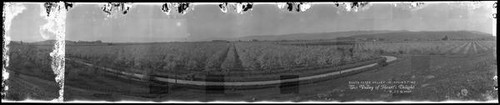 View of Santa Clara Valley in spring