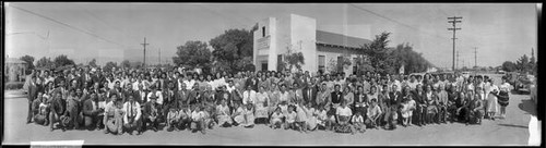 Group portrait of members of the East San Jose, California Mexican Mission