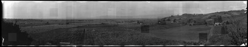 View of Santa Clara Valley from the west near Los Gatos