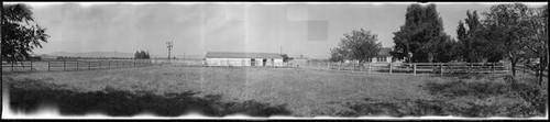 View of a horse ranch on South Capitol Avenue in San Jose, California