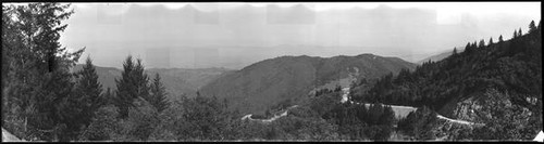 Panoramic view from Skyline Boulevard