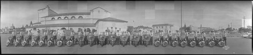 Portrait of motorcycle police for the San Jose Police Department