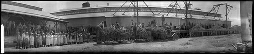 Group portrait of employees at the California Packing Corporation Plant #21 in Milpitas