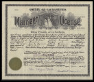County of Sacramento State of California marriage license