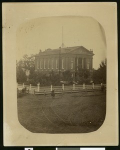 Unidentified building, possibly in the vicinity of Berkeley, California, ca.1890