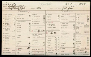 WPA household census for 1217 E 25TH STREET, Los Angeles