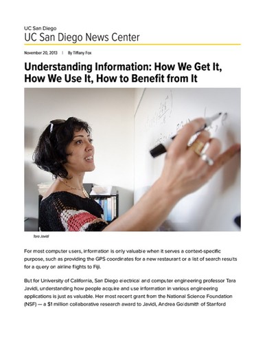 Understanding Information: How We Get It, How We Use It, How to Benefit from It