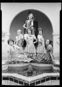 Dancers for fiesta program, Southern California, 1931