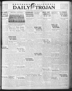 Daily Trojan, Vol. 23, No. 3, September 15, 1931
