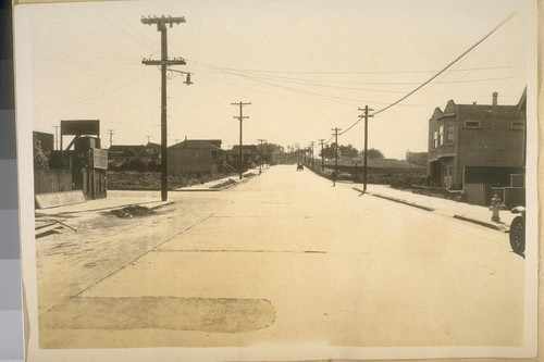 West on Silver Ave. from Bowdoin St. April 1928. From Jesse B. Cook