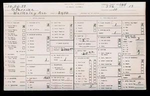 WPA household census for 2450 WELLESLEY, Los Angeles County