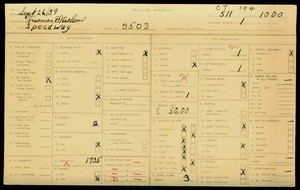 WPA household census for 3503 SPEEDWAY, Los Angeles County