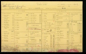 WPA household census for 1214 S LAKE STREET, Los Angeles
