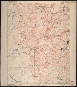 California. Nevada City quadrangle (30'), 1888