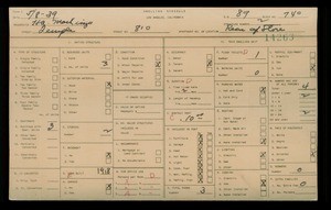 WPA household census for 810 W TEMPLE, Los Angeles