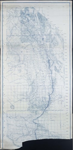 Township and topographical map, Mono Lake south to City of Los Angeles