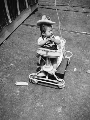Child in a walker