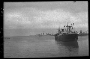 Ships in Beira harbour, Mozambique, ca. 1940-1950