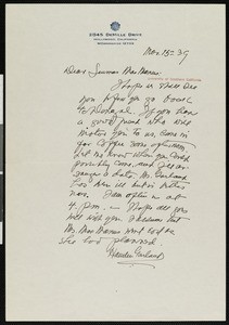 Hamlin Garland, letter, 1939-03-15, to Seumas MacManus